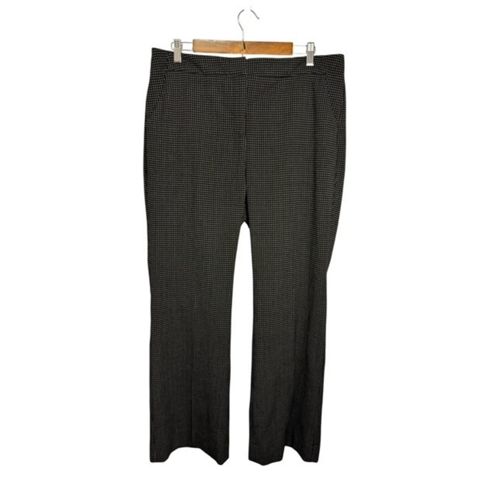 Chico's Pants Women's Large Short Polka Dot Straight Leg Office Chicos 2P